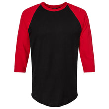 Load image into Gallery viewer, Lightweight Soft Fitted - 3/4 Sleeve Raglan T-Shirt - Tultex - TLX245