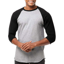 Load image into Gallery viewer, Lightweight Soft Fitted - 3/4 Sleeve Raglan T-Shirt - Tultex - TLX245