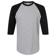 Load image into Gallery viewer, Lightweight Soft Fitted - 3/4 Sleeve Raglan T-Shirt - Tultex - TLX245