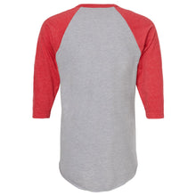 Load image into Gallery viewer, Lightweight Soft Fitted - 3/4 Sleeve Raglan T-Shirt - Tultex - TLX245