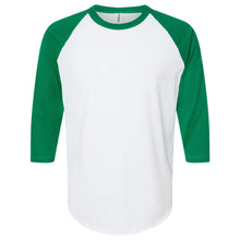 Load image into Gallery viewer, Lightweight Soft Fitted - 3/4 Sleeve Raglan T-Shirt - Tultex - TLX245