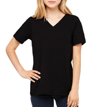 Load image into Gallery viewer, Midweight Soft Relaxed - Short Sleeve V-neck T-Shirt - Bella + Canvas - BC6405