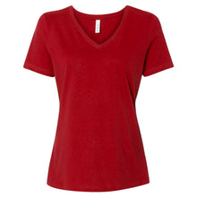 Load image into Gallery viewer, Midweight Soft Relaxed - Short Sleeve V-neck T-Shirt - Bella + Canvas - BC6405