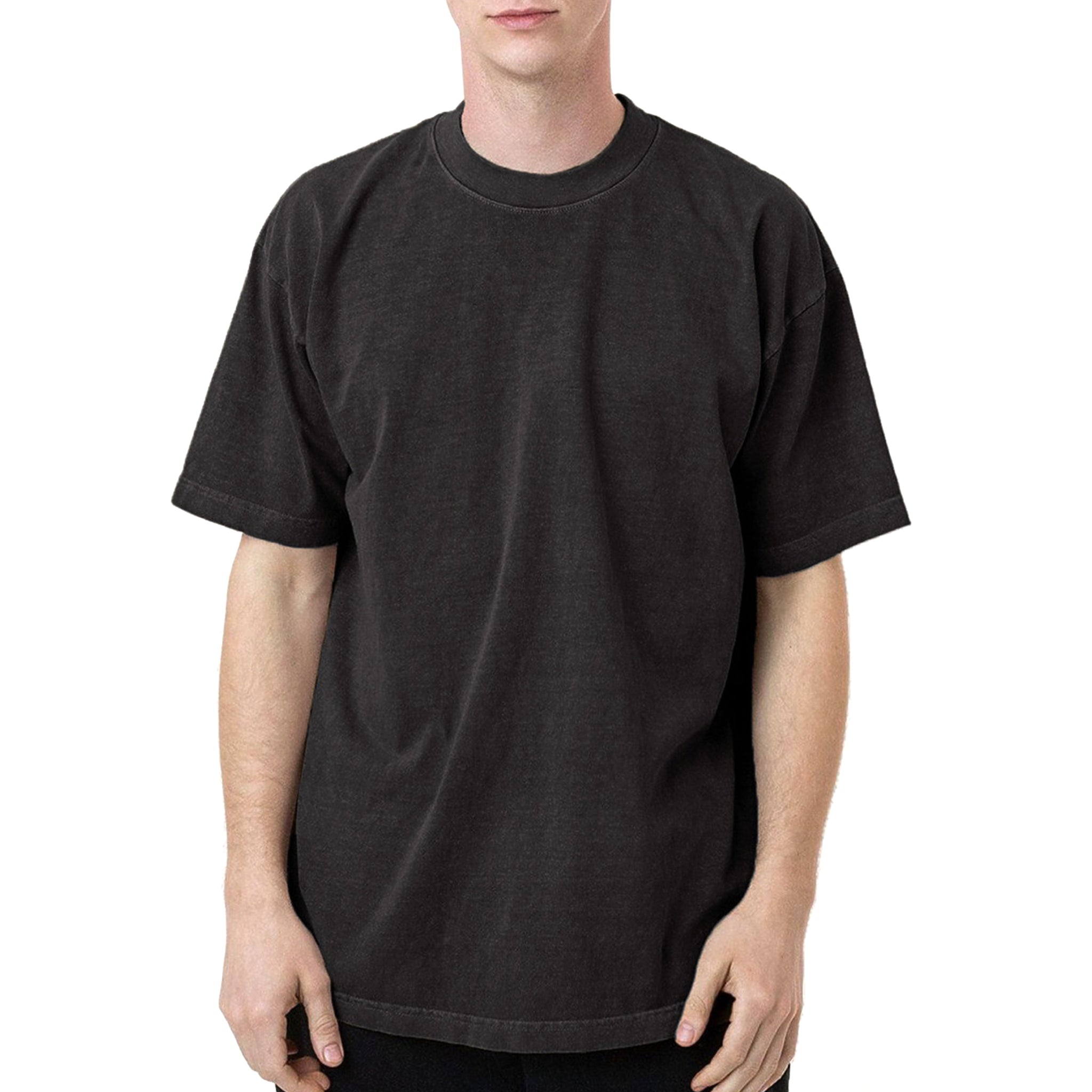 Los Angeles Apparel Garment Dyed 6.5 Oz Heavyweight T Shirt Black