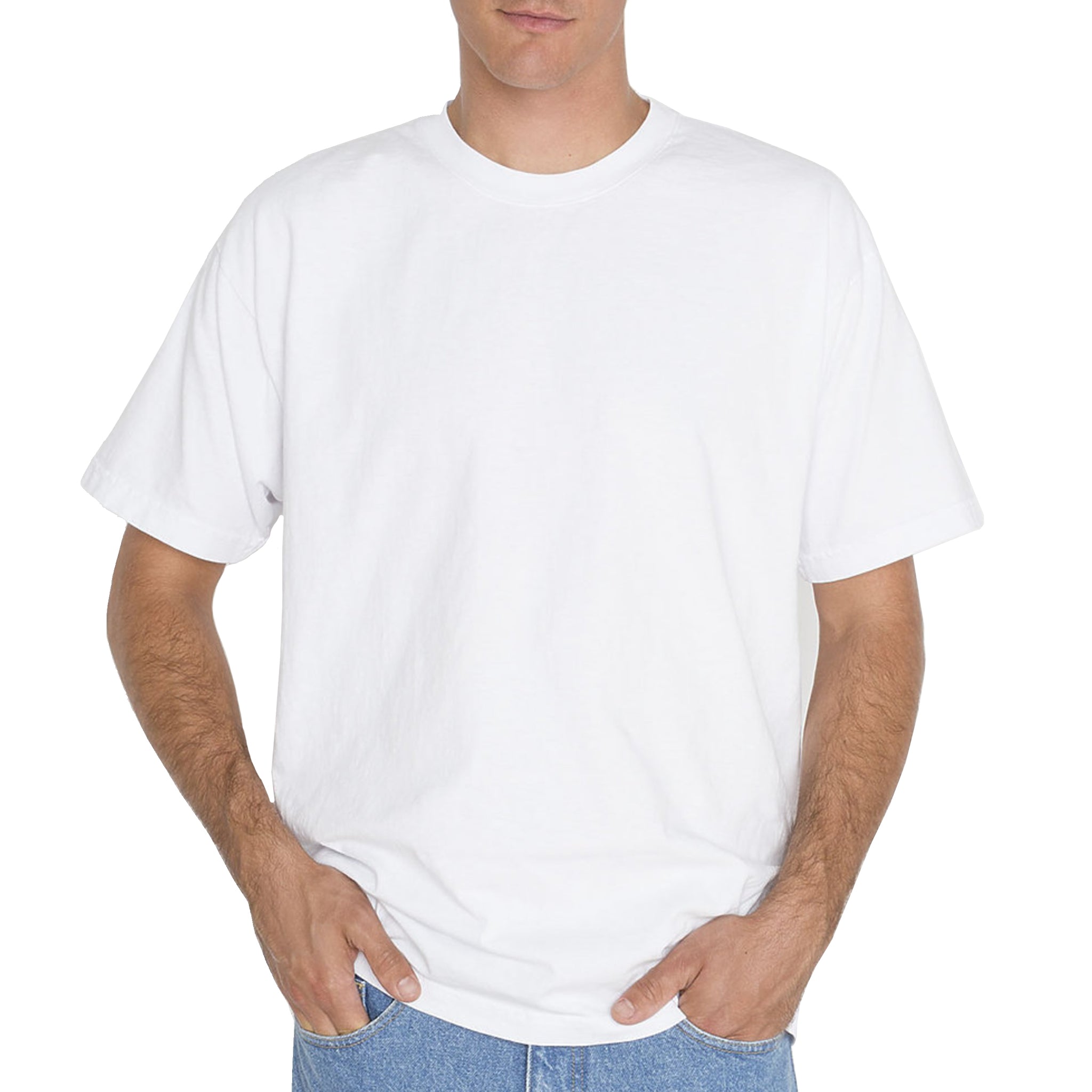 Los Angeles Apparel 1801GD - Heavyweight Garment Dyed Crew Neck T-Shirt