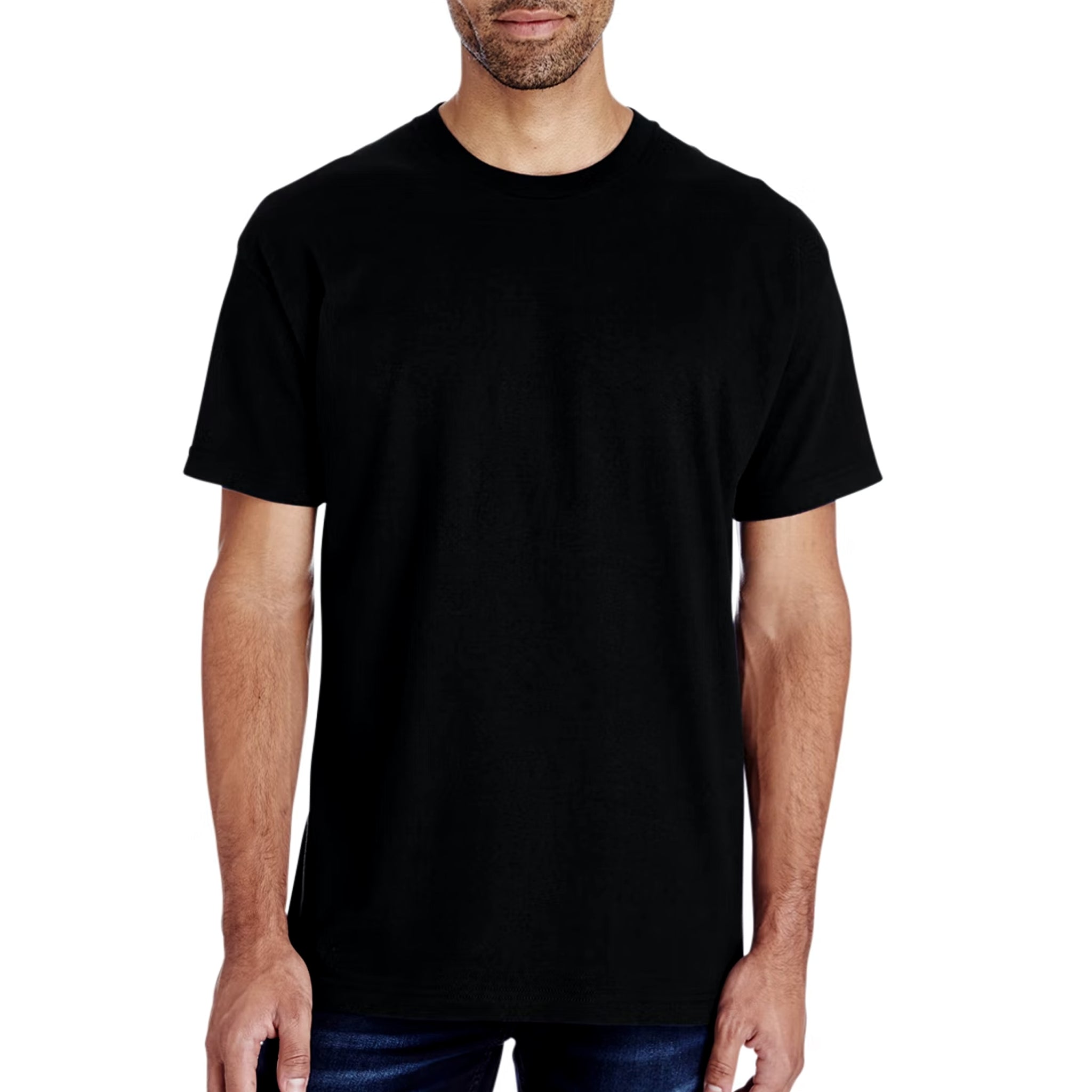 Gildan Men's Hammer Heavyweight T-Shirt – Soft Cotton Tee In Sport Dark Navy | Size Small - View #12